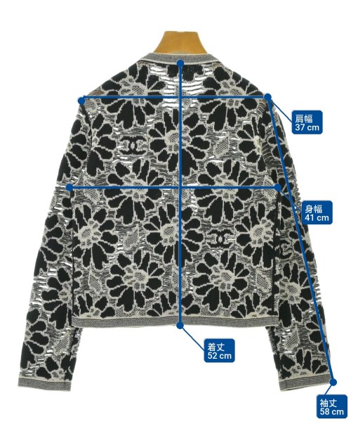 CHANEL（シャネル）カーディガン 黒 サイズ:34(XXS位) レディース/2200708782804