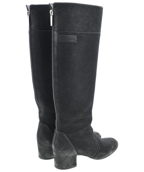 CHANEL（シャネル）ブーツ 黒 サイズ:EU38(24.5cm位) レディース/2200712034029
