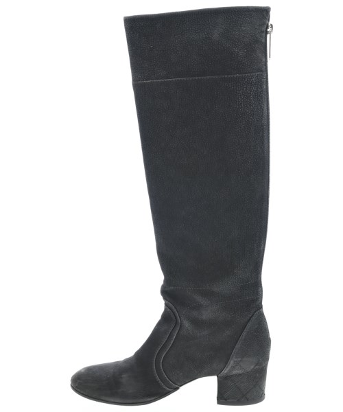 CHANEL（シャネル）ブーツ 黒 サイズ:EU38(24.5cm位) レディース/2200712034029