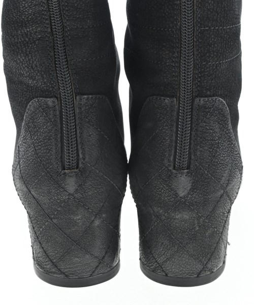 CHANEL（シャネル）ブーツ 黒 サイズ:EU38(24.5cm位) レディース/2200712034029