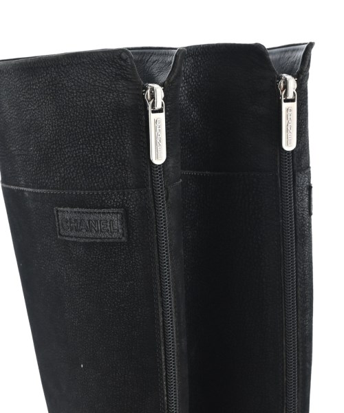 CHANEL（シャネル）ブーツ 黒 サイズ:EU38(24.5cm位) レディース/2200712034029