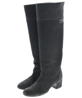 CHANEL（シャネル）ブーツ 黒 サイズ:EU38(24.5cm位) レディース/2200712034029