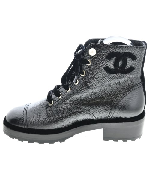 CHANEL（シャネル）ブーツ 黒 サイズ:EU40(26.5cm位) レディース/2200713610062
