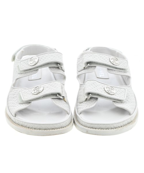 CHANEL（シャネル）サンダル 白 サイズ:EU39(25.5cm位) レディース/2200713665048
