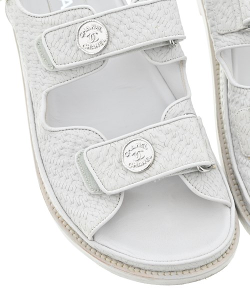 CHANEL（シャネル）サンダル 白 サイズ:EU39(25.5cm位) レディース/2200713665048