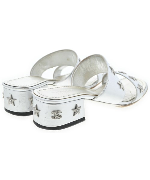 CHANEL（シャネル）サンダル シルバー サイズ:EU38(24.5cm位) レディース/2200713665062