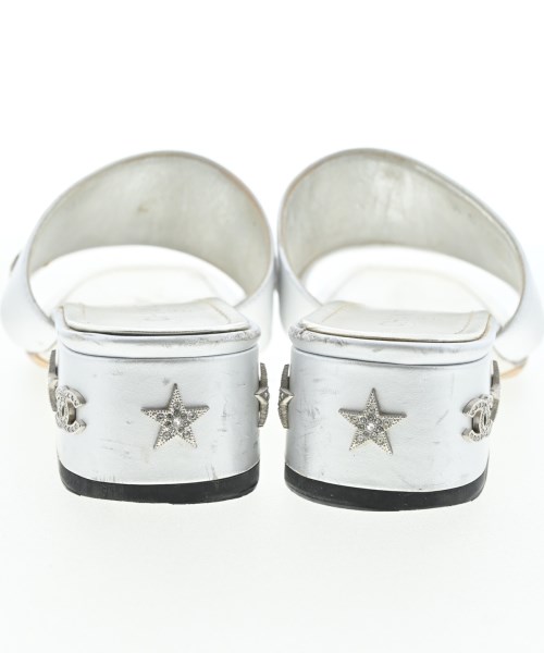 CHANEL（シャネル）サンダル シルバー サイズ:EU38(24.5cm位) レディース/2200713665062