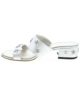 CHANEL（シャネル）サンダル シルバー サイズ:EU38(24.5cm位) レディース/2200713665062
