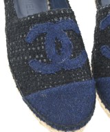 CHANEL（シャネル）エスパドリーユ 黒 サイズ:EU39(25.5cm位) レディース/2200713665109