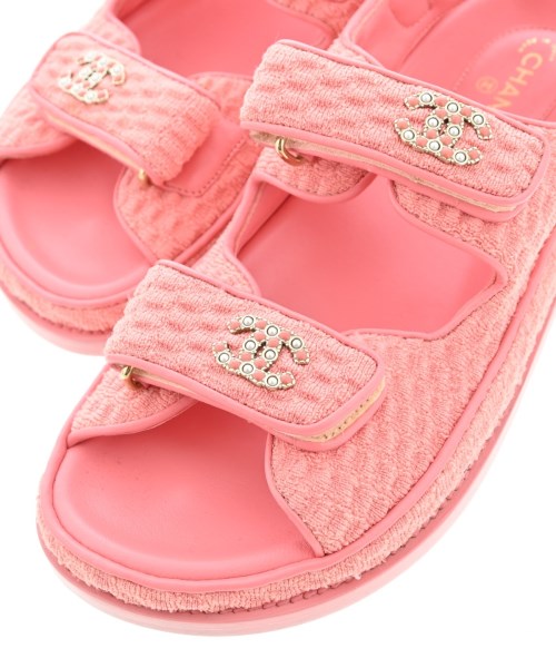 CHANEL（シャネル）サンダル ピンク サイズ:EU35 1/2(22cm位) レディース/2200714455075