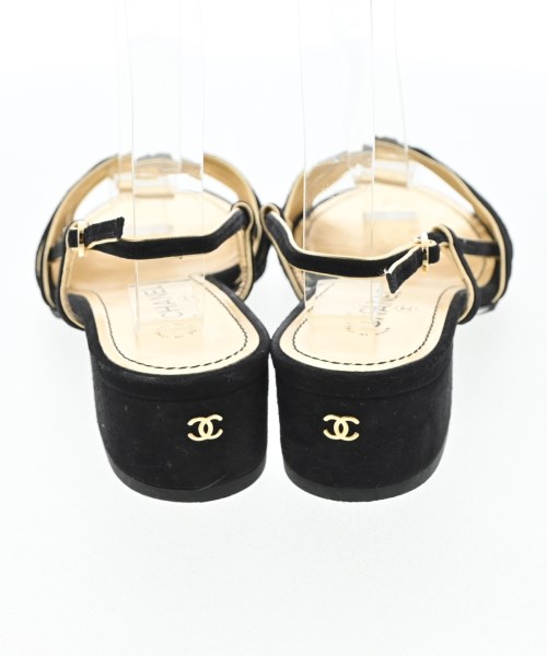 CHANEL（シャネル）サンダル 黒 サイズ:EU35 1/2(22cm位) レディース/2200714086132