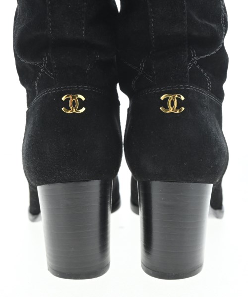CHANEL（シャネル）ブーツ 黒 サイズ:EU34 1/2(21cm位) レディース/2200714636030