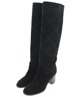 CHANEL（シャネル）ブーツ 黒 サイズ:EU34 1/2(21cm位) レディース/2200714636030