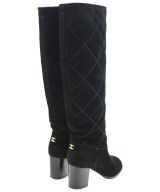 CHANEL（シャネル）ブーツ 黒 サイズ:EU34 1/2(21cm位) レディース/2200714636030