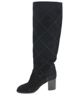 CHANEL（シャネル）ブーツ 黒 サイズ:EU34 1/2(21cm位) レディース/2200714636030