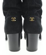 CHANEL（シャネル）ブーツ 黒 サイズ:EU34 1/2(21cm位) レディース/2200714636030