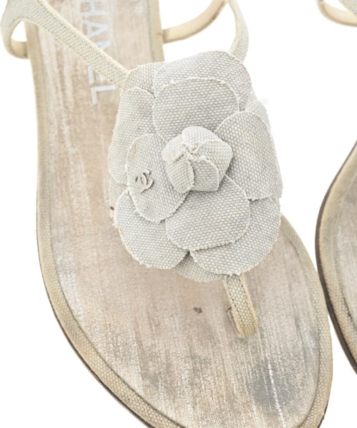 CHANEL（シャネル）サンダル グレー サイズ:EU38(24.5cm位) レディース/2200715269022