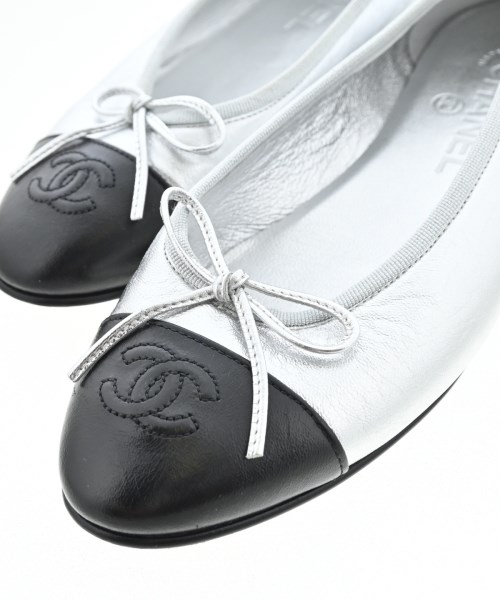 CHANEL（シャネル）バレエシューズ/オペラシューズ シルバー サイズ:EU37(23.5cm位) レディース/2200715413104