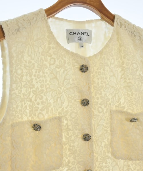 CHANEL（シャネル）ベスト 白 サイズ:38(S位) レディース/2200715353066