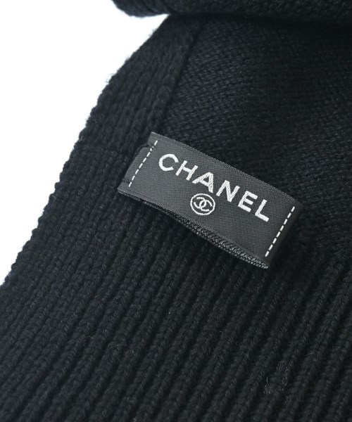 CHANEL（シャネル）マフラー 黒 サイズ:- レディース/2200716080121