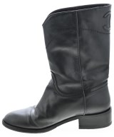 CHANEL（シャネル）ブーツ 黒 サイズ:EU36(22.5cm位) レディース/2200716085058