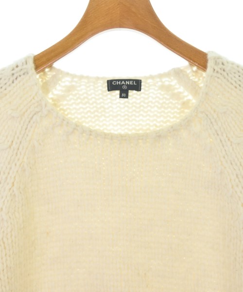 CHANEL（シャネル）ニット・セーター 白 サイズ:50(XXL位) レディース/2200717056064