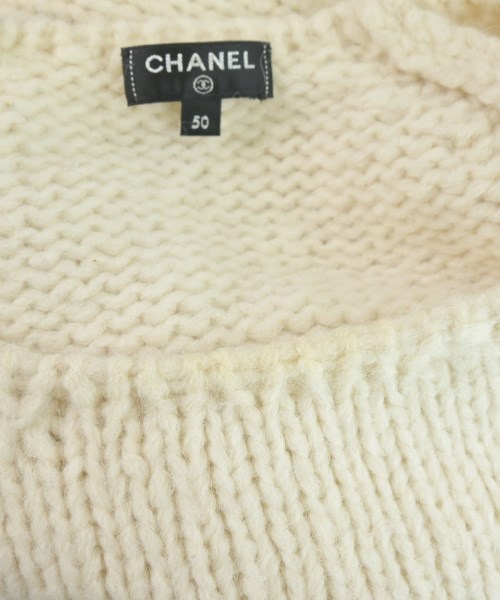 CHANEL（シャネル）ニット・セーター 白 サイズ:50(XXL位) レディース/2200717056064