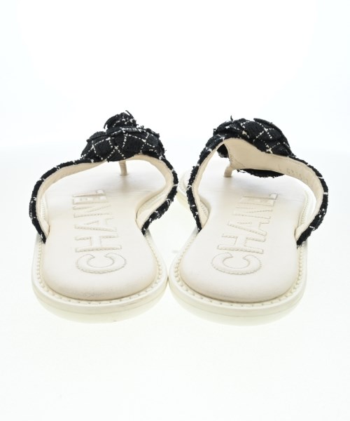 CHANEL（シャネル）サンダル 黒 サイズ:EU37(23.5cm位) レディース/2200717056507