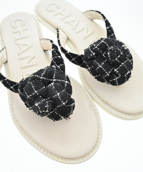 CHANEL（シャネル）サンダル 黒 サイズ:EU37(23.5cm位) レディース/2200717056507