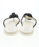 CHANEL（シャネル）サンダル 黒 サイズ:EU37(23.5cm位) レディース/2200717056507