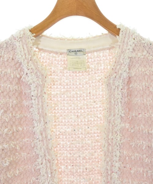 CHANEL（シャネル）ノーカラージャケット ピンク サイズ:38(S位) レディース/2200717089024