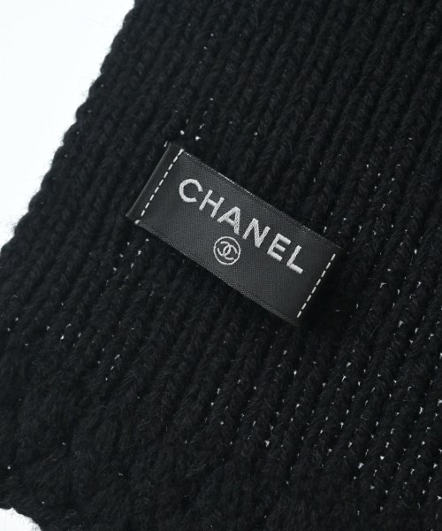 CHANEL（シャネル）マフラー 黒 サイズ:- レディース/2200717526048