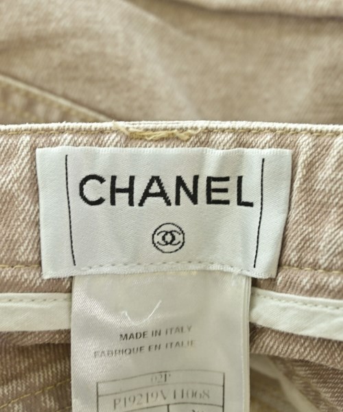 CHANEL（シャネル）デニムパンツ ベージュ サイズ:38(S位) レディース/2200717718108