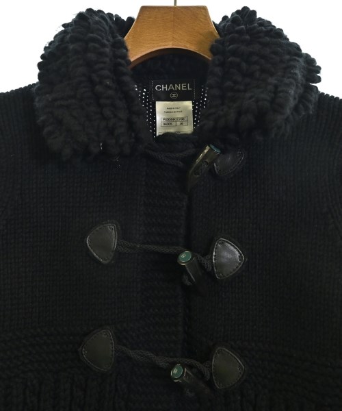 CHANEL（シャネル）ダッフルコート 黒 サイズ:36(XS位) レディース/2200710780041