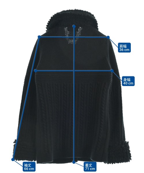 CHANEL（シャネル）ダッフルコート 黒 サイズ:36(XS位) レディース/2200710780041