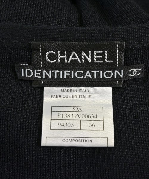 CHANEL（シャネル）カーディガン 黒 サイズ:36(XS位) レディース/2200710780188