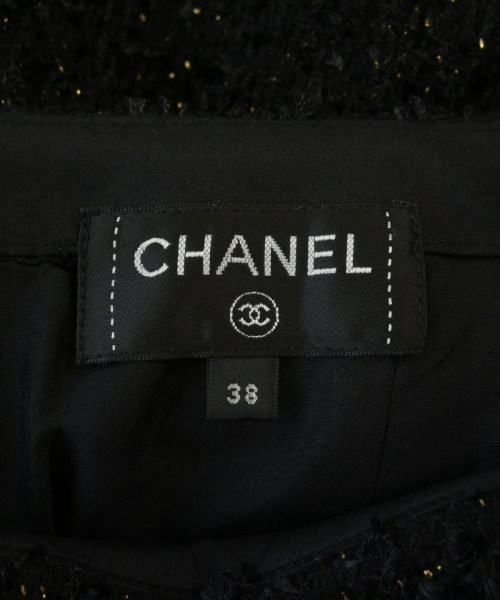 CHANEL（シャネル）ひざ丈スカート 黒 サイズ:38(S位) レディース/2200718066024