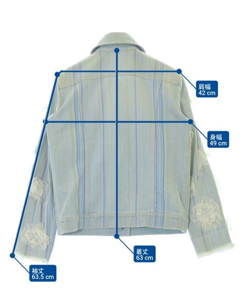 CHANEL（シャネル）デニムジャケット 青 サイズ:38(S位) レディース/2200719098017