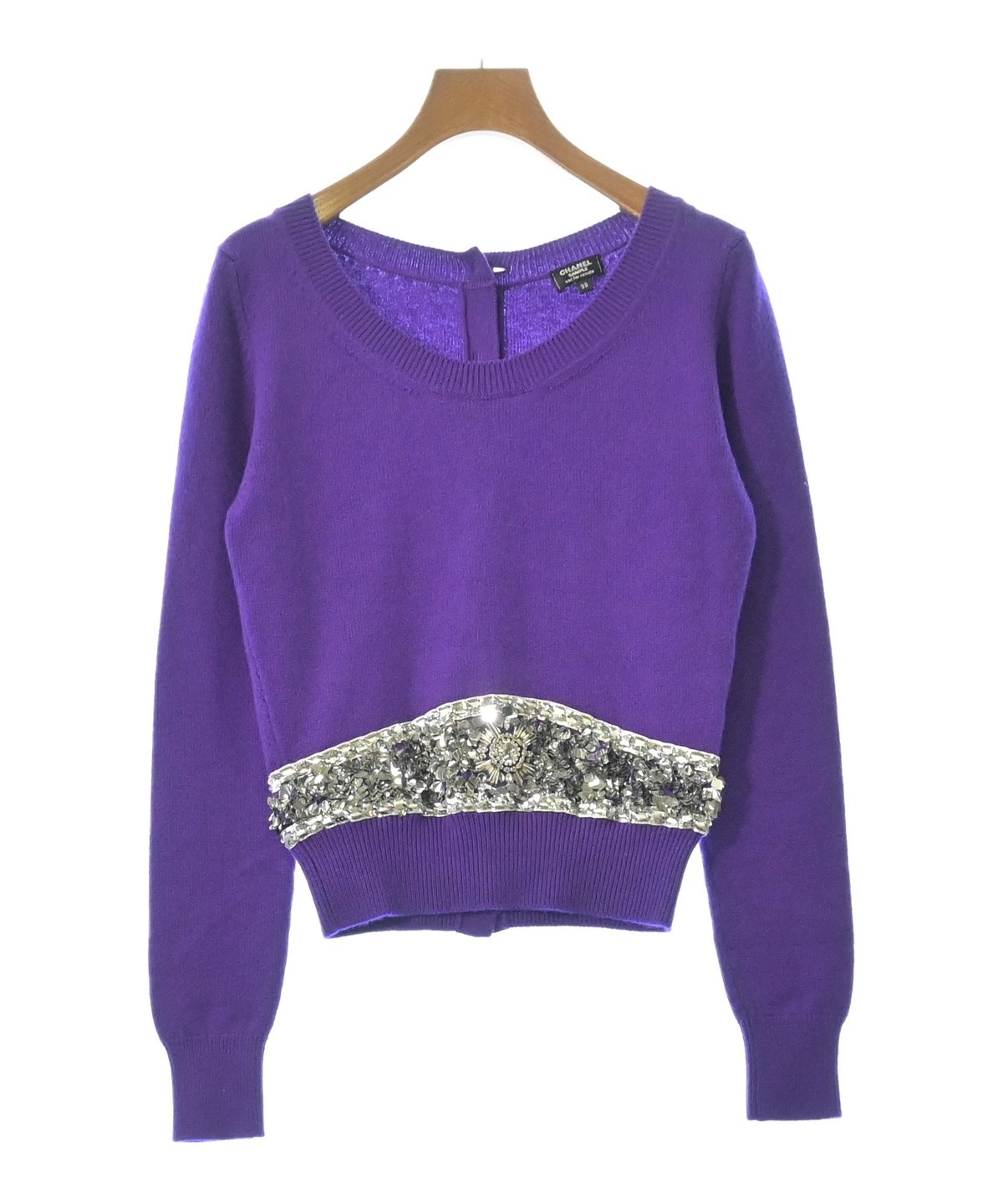 CHANEL（シャネル）ニット・セーター 紫 サイズ:38(S位) レディース