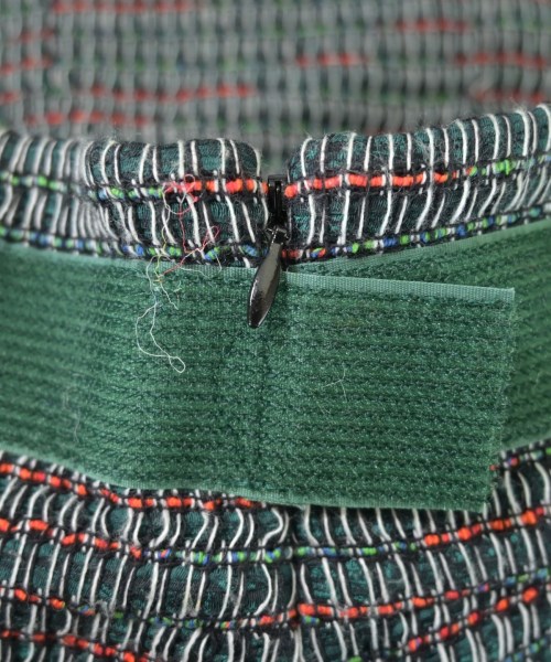 CHANEL（シャネル）ひざ丈スカート 緑 サイズ:38(S位) レディース/2200645219029