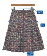CHANEL（シャネル）ひざ丈スカート 紫 サイズ:34(XS位) レディース/2200645219036