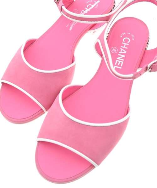 CHANEL（シャネル）サンダル ピンク サイズ:EU38(24.5cm位) レディース/2200645219043