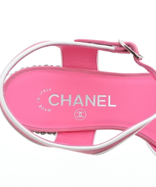 CHANEL（シャネル）サンダル ピンク サイズ:EU38(24.5cm位) レディース/2200645219043