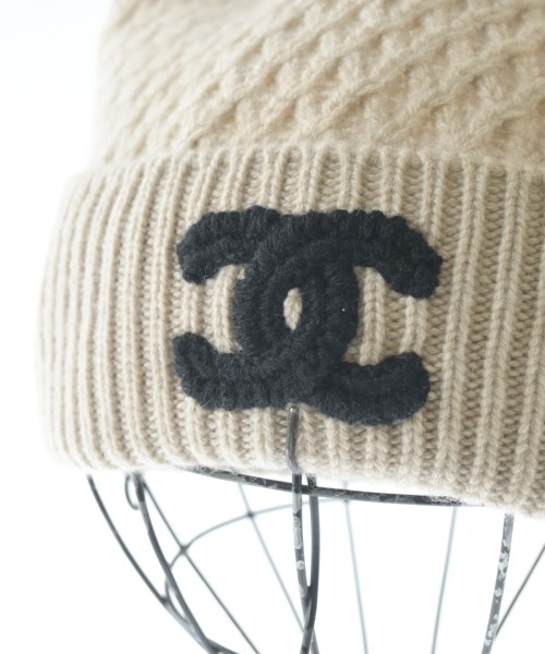 CHANEL（シャネル）ニットキャップ・ビーニー ベージュ サイズ:- レディース/2200645305012