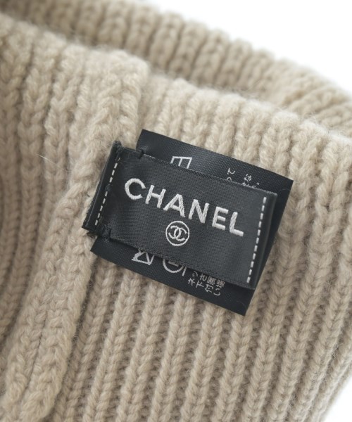 CHANEL（シャネル）ニットキャップ・ビーニー ベージュ サイズ:- レディース/2200645305012
