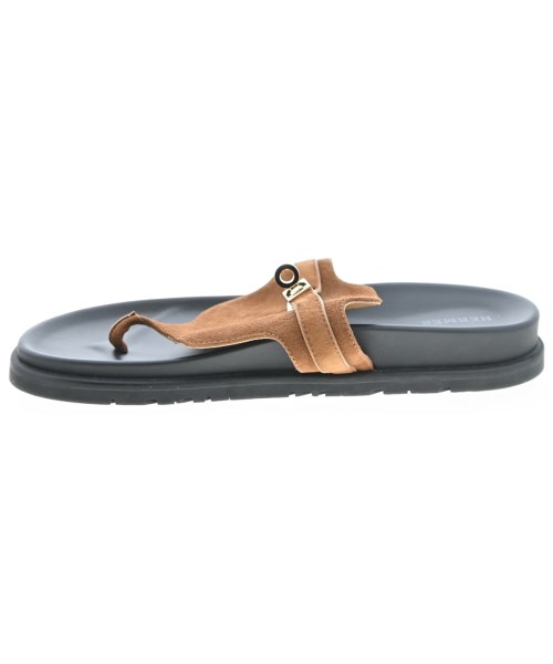 HERMES（エルメス）サンダル 茶 サイズ:EU38(24.5cm位) レディース/2200645004069