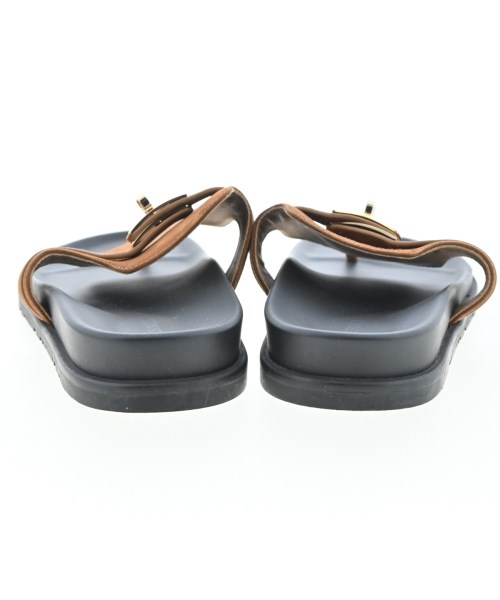 HERMES（エルメス）サンダル 茶 サイズ:EU38(24.5cm位) レディース/2200645004069
