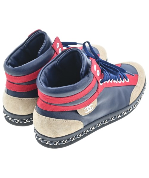 CHANEL（シャネル）スニーカー 紺 サイズ:37 1/2(24cm位) レディース/2200645550092