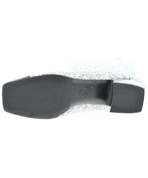 CHANEL（シャネル）ブーツ シルバー サイズ:EU38 1/2(25cm位) レディース/2200638173116