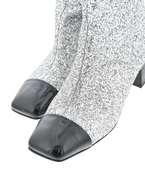CHANEL（シャネル）ブーツ シルバー サイズ:EU38 1/2(25cm位) レディース/2200638173116